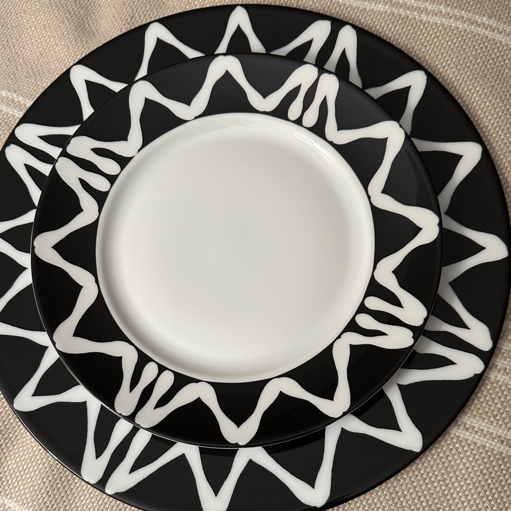 Limoges dinner and salad plate set of 8